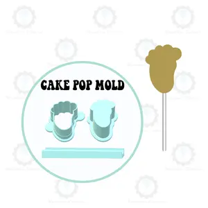 Baby Feet Cake Pop Mold | Deluxe Cutter, Popper, and Tray Option