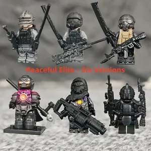 MOC Building Blocks Minifigure Game Cartoon Animation Weapon Accessories Puzzle Collection Ornament Toy Holiday Gift popular