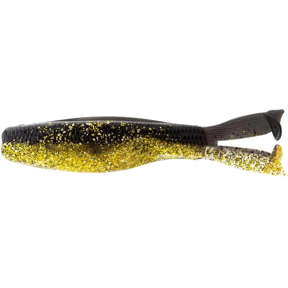 Z-Man Diezel Kickerz Plastic Fishing Lures - 4.5 in, 3-pack, 10x Tough Elaztech, Belly Hook Slot, Easy Rigging, Lifelike Action, Long-Lasting Performance, Captains for Clean Water Support