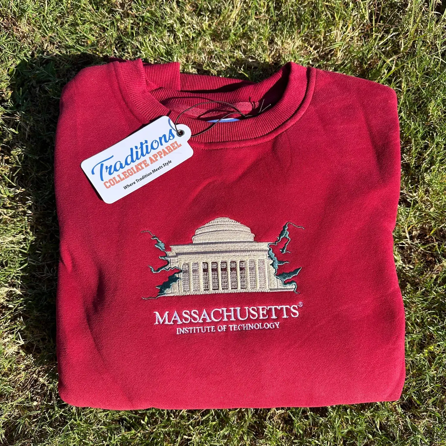 MIT Crewnecks (old 50/50 blend), Embroidered Sweatshirt