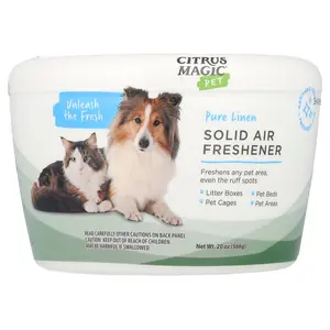 Citrus Magic Pet, Solid Air Freshener, Pure Linen, 20 oz (566 g)