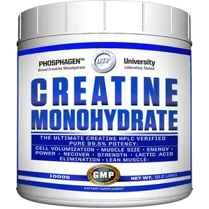 Hi-Tech Phosphagen Creatine Monohydrate 99.5% Pure – 1000g Powder – Flavor-Free, HPLC Verified – Strength Energy & Lean Muscle Development - Boosts Strength - Supplement