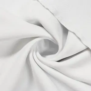 Brushed Polyester Spandex Tricot White (PFP)