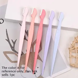 New type of safety bearded trimmer, for personal grooming; pink women's eyebrow shaving knife, for hair removal