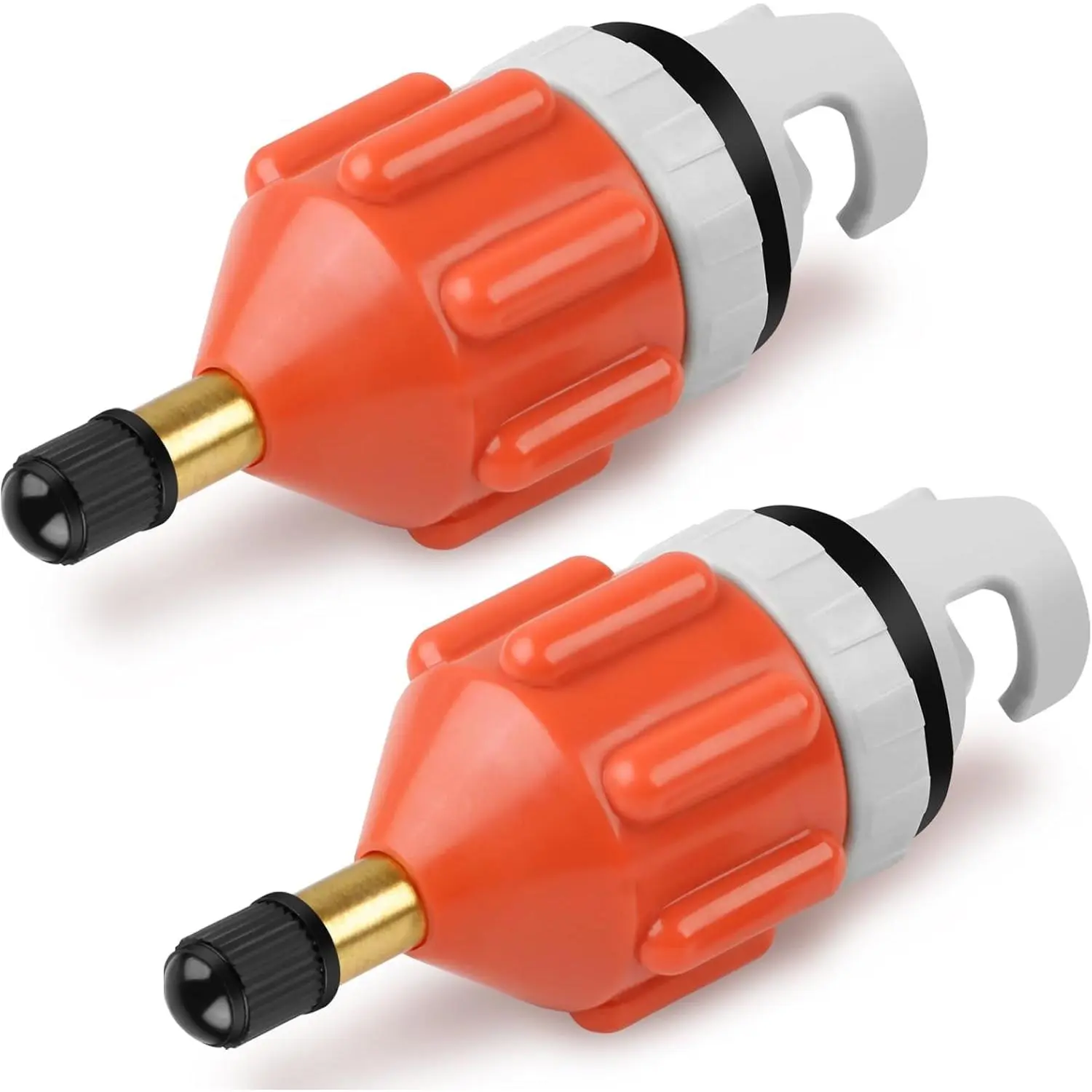 2 count Stand Up Paddle Board Pump Adapter,  Sealing Inflatable Boat SUP Pump Adaptor, Conventional Air Adapter Quickly Inflation, SUP Air Adapters for Stand-Up Paddleboard and Kayak