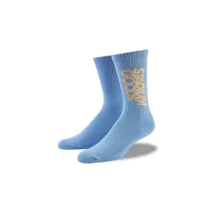 Crew Sock "Blue and Cream" SGS0174