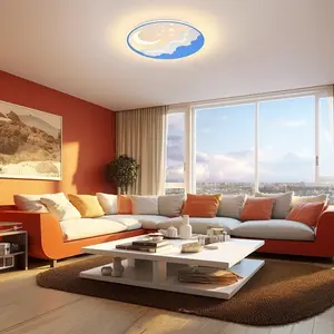 1pc Children's Ceiling Light, Bedroom Lamp,Round Lights,LED Light Fixture for Kids Room, Perfect for Bedroom, Nursery, and Playroom
