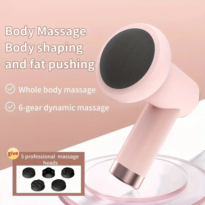 1PC deep roller vibration massager for fat pushing, whole body stimulation, abdominal, leg and waist massager, multi-functional body beauty instrument, powerful professional massager Comfort
