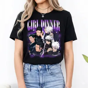 Gojo And Geto Jjk Shirt, Gojo Satoru Jujutsu Kaisen Anime Sweatshirt, Gift For Anime Fan Hoodie, Unisex Sweater Pullover Tee