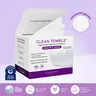 Clean Skin Club Healthy Aging Clean Towels XL 50 Count Glycerin Infused Anti Aging Makeup Remover Dry Wipe Smooths Fine Lines Wrinkles in 6 Weeks Gentle Cleansing