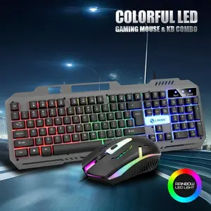 T25 Pro Gaming Keyboard and Mouse Combo| RGB Mechanical Feel + 3-Speed DPI Mouse| Metal Panel, Phone Holder & Anti-Slip Design for PC/PS5/Mac Gamers Mother's Day Gift