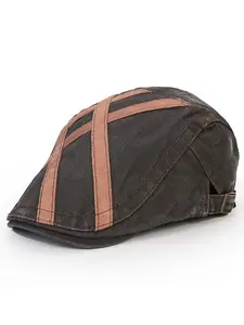 Newsboy Hats for Men Flat Cap Adjustable Irish Cabbie Ivy Driving Hunting Hat Casual Trendy Hat