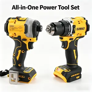 DEWALT DCF850 And DCD805 Cordless Tool Combo Kit With Storage Tool Bag High Performance Combined Design Portable And Easy To Carry Ideal For Auto Repair Mechanical Maintenance And Workshop Daily Operation Projects