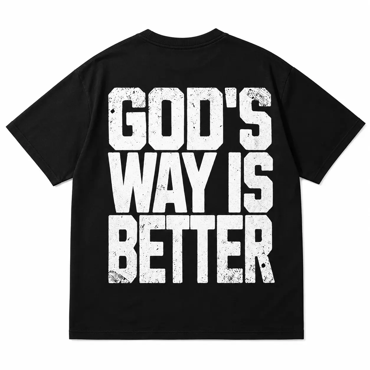 Casual God's Way Is Better Print Tshirt, Perfect For Lounging, Going Out or A Gift Choice Ideal For Valentine's Day, And More