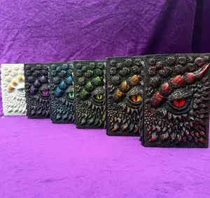 3D Embossed Dragon Journal – Fantasy Grimoire, Spell Book & Gaming Notebook