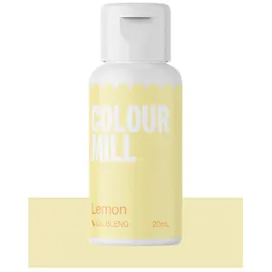 Colour Mill Oil-Blend Food Coloring, 20 Milliliters, Lemon