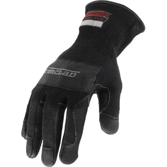 Ironclad HW6X-02-S Heatworx Extreme Work Safety Gloves - Small, Kevlar Blend, Hi-Temp Automotive/Metal Safety Use, Gauntlet Cuff, 30% Stretch Nylon, 3D Molded Silicone Rubber, Heat Protection, Cut Resist.