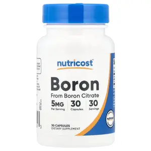 Nutricost Boron , 5 mg , 30 Capsules