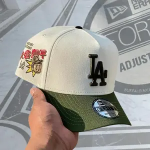 New Era Los Angeles Dodgers 9FORTY Trendy Hat – Embroidered LA Logo Snapback Baseball Cap, Adjustable Streetwear Cap for Men and Women, Classic Hip Hop Style