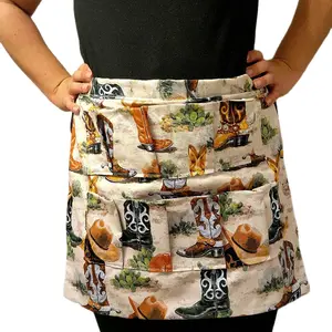 Egg Gathering Apron (cowboy Boot style) 8 pocket Gift Tool