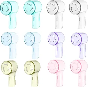 12 Pack Toothbrush Cover Compatible with Oral B Replacement Heads, Brush Cover Caps for Oral B Pro1000 Electric Toothbrush Head, iO Toothbrush Head Cover Round Tooth Brush Caps, Dust Cover Protector