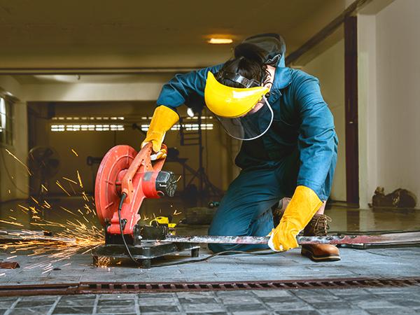 NORTIV 8 Men's Slip-resistant Steel-toe Work Boots