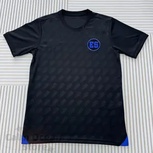 2526 Central North America El Salvador  Home and Away Short Sleeve black Soccer Jerseys