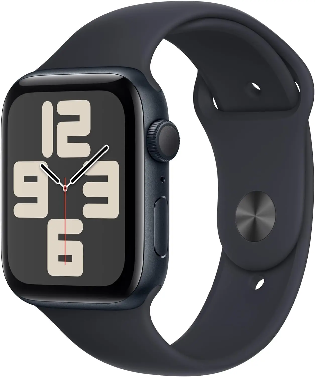 REFURBISHED Apple Watch SE (2nd Gen) Midnight Aluminum Case with Midnight Sport Band - 44MM - WiFi - Acceptable