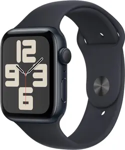REFURBISHED Apple Watch SE (2nd Gen) Midnight Aluminum Case with Midnight Sport Band - 44MM - WiFi - Acceptable