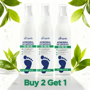 Tea Tree Oil Foot Spray 100ml Dermatologist Tested Odor Relief Cracked Heel Repair Antifungal Moisturizing Aloe Peppermint Formula Buy 2 Get 1