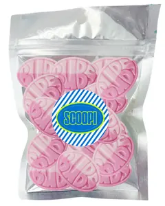 Bubs Swedish Candy – Wild Strawberry Pomegranate Foam Ovals | Imported Scandinavian Gummies, Vegan & Gelatin-Free Foam Candy | Fruity Sweet & Chewy European Candy Mix in ¼ lb & ½ lb Bags