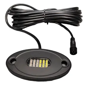 24 LED Rock Light - White / Amber Strobe P&P