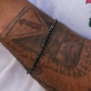 Diamond Tennis Bracelet in Black- 2mm - Perfect Gift