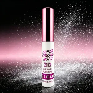Super Strong Eyelash Glue for Eyelash Extensions, Compact Size Portable Design, Quick Dry, Sweat-Proof, Easy Removal, Suitable for Sensitive Eyes, Gentle, Gym Users, All-Day Wear