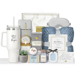 Care Package for, 15PC Self Care Gifts for Get Well Surgery, Spa Gift Baskets Day Thank You, Grief, Sympathy Gift for Mom Her Girlfriend Sister Friend