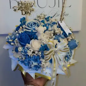 Decorative Candle Bouquet - Scented/Unscented Options for Home Decor, Wedding Centerpieces, Gift Giving