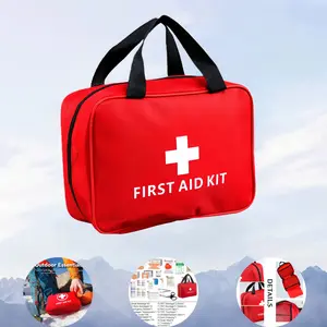 160 Piece Premium Waterproof First Aid Kit - Compact Trauma Medical Kit for Emergencies, Ideal for Home, Office, Car, Travel, Camping, Hiking, Boating, Family Gift