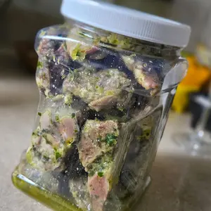 Soupoudre zo kochon (Haitian Cured Pork)