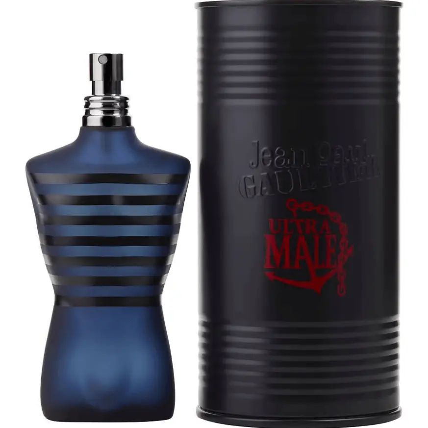 Jean Paul Gaultier Ultra Male Intense Eau de Toilette - Men's Citrus Spicy Fragrance Cologne Spray, 4.2 oz, Minty Fresh Men's Colognes Perfume, Fruity, Single Item, Lavender, Masculine, Spicy Perfumes, Pear, Citrus Spice, Mint Lavender, Fragrance Parfum