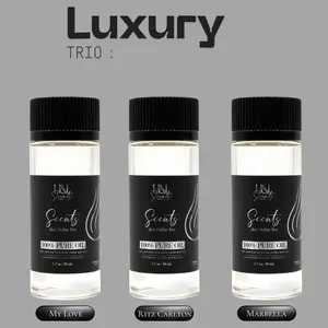 Luxury Fragrance Oil Bundle by H&L Scents – My Love, Ritz Carlton, Marbella | 100% Pure Diffuser Oils