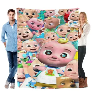 CoComelon JJ Unisex Oversized Wearable Fleece Hoodie Blanket for Toddlers, Plush Hooded Snuggly Blanket, Cozy Warm Throw for Little Fans, Ideal Gift for Father’s Day, Birthday, Xmas, Plush Hooded Blankets, Snuggly Blankets
