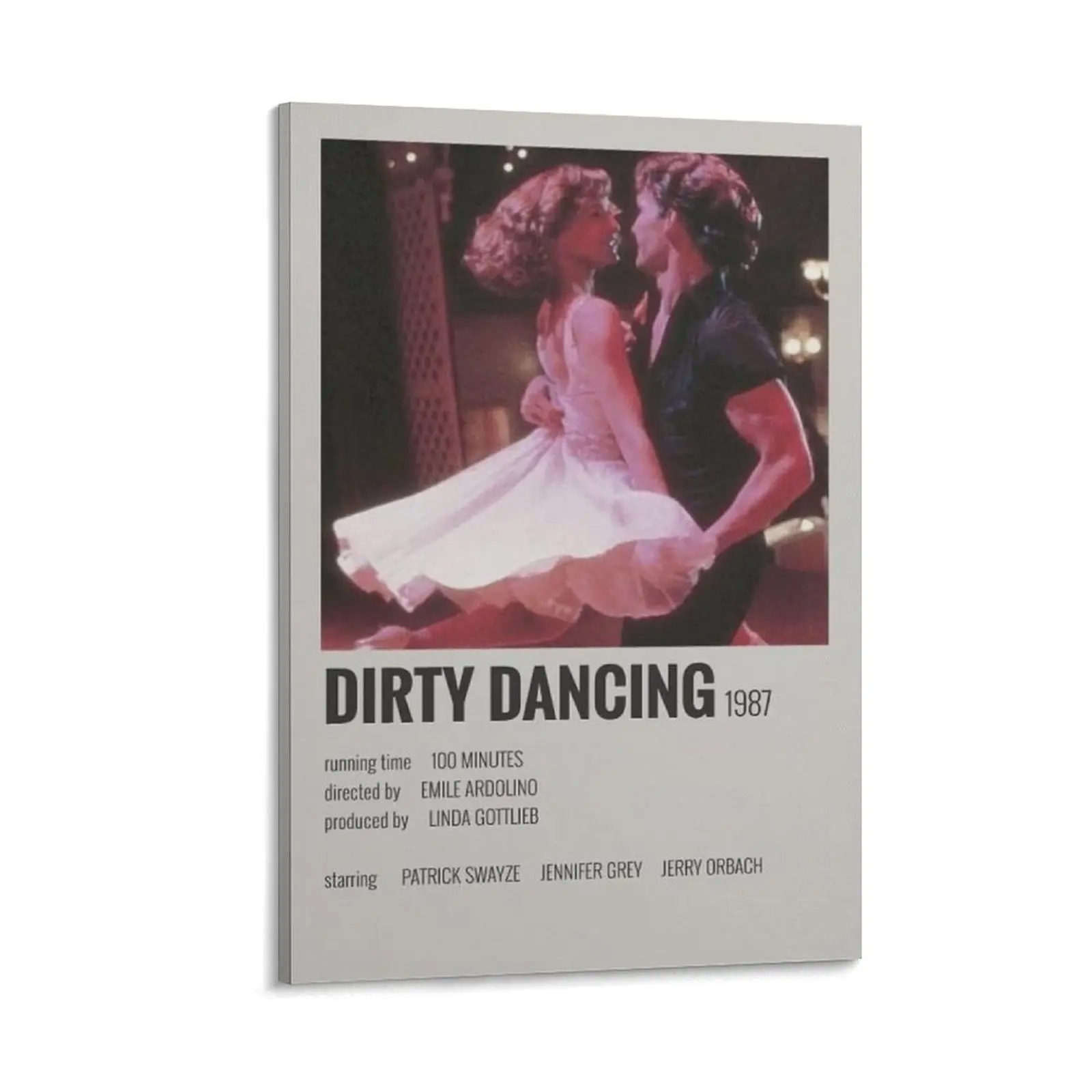 Dirty Dancing Movie Poster Classic Love Poster Canvas Wall Art For Bedroom Decor Bar Office Room Decor Gift