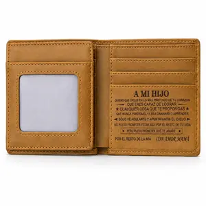 Handmade leather boys' wallet classic fashion design, son's birthday gift, boy's gift, children's gift creativity, children's birthday, mother's gift for son, son's congratulatory gift, son's graduation gift