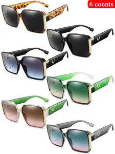 Fashionable Square Frame Sunglasses, Outdoor Trendy Sunglasses, Fashion Accessories for Outdoor Travel Beach, Gift for Girlfriend, Mother's Day Gift