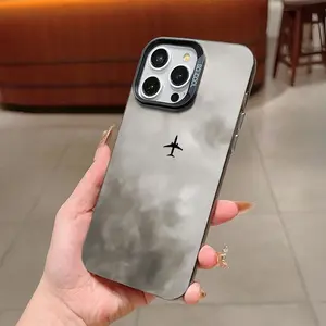 Airplane Pattern Phone Case, Anti-drop Cellphone Protective Case, Total Protective Shockproof Mobile Phone Cover for iPhone, Casing