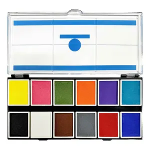 Narrative Cosmetics 12 Color Primary Water Activated Palette Makeup Gentle