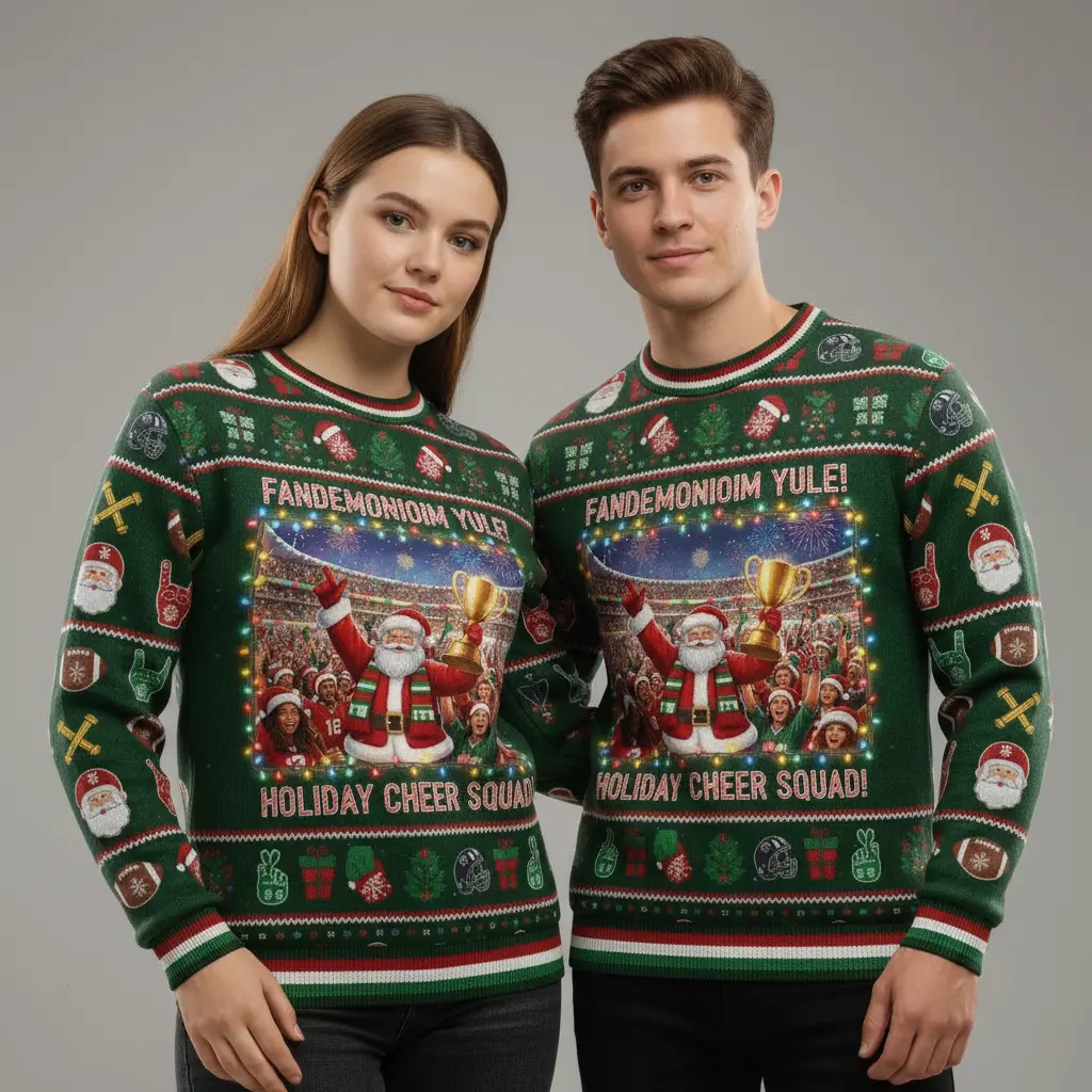 Fandemonium Yule – Holiday Cheer Squad Christmas Sweater