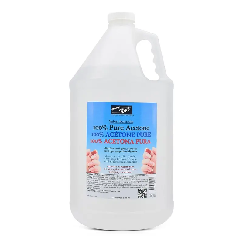 PRO NAIL Pure Acetone Polish Remover, Quick & Easy Professional Formula