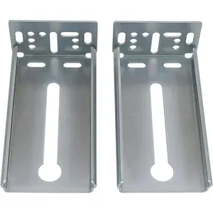 Rear Mounting Brackets for Drawer Slide 1 Pair Cabinet Drawer Bracket for Face Frame Cabinets Kitchen Replacement Parts for 1.77 inch(45mm) Width Furniture Gildes