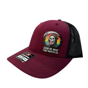 Show me what that mouth do Richardson Hat, FlexFit, Golf Hats